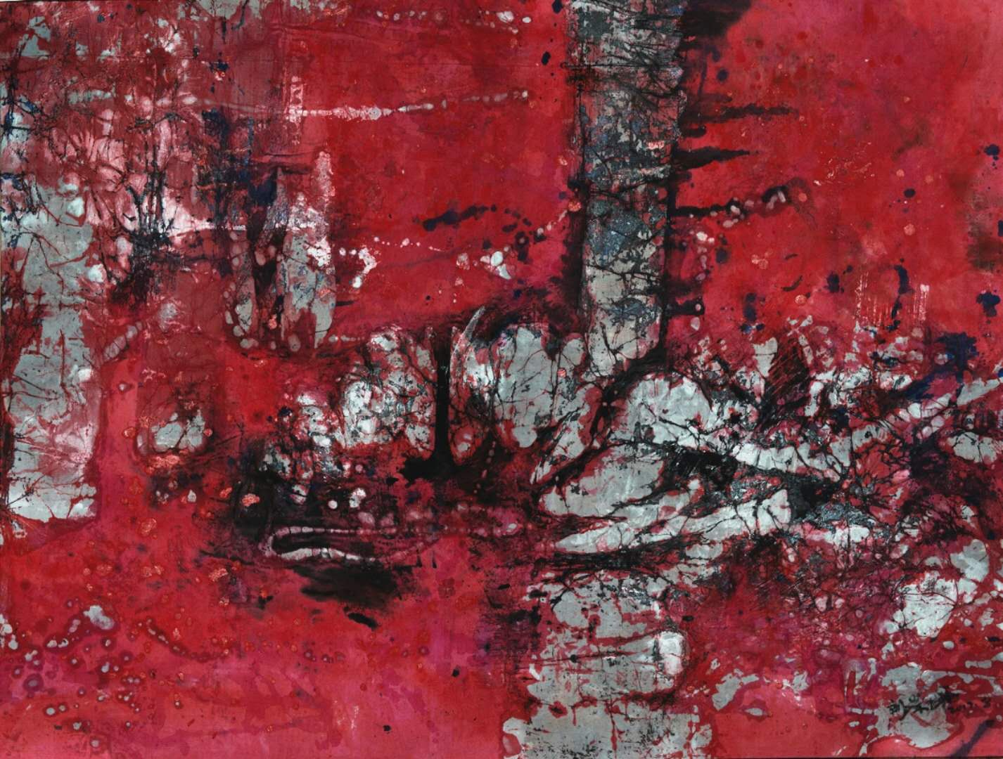 刘崇伟蜡染作品《负重》135x100cm获金奖.jpg